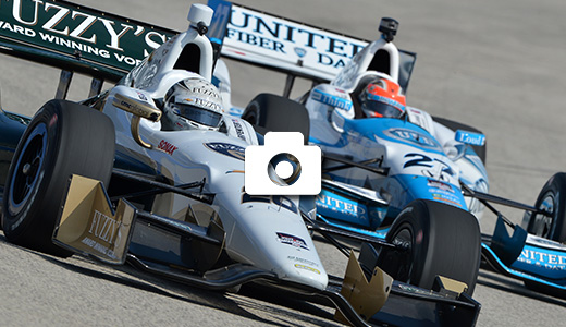 Ed Carpenter and James Hinchcliffe