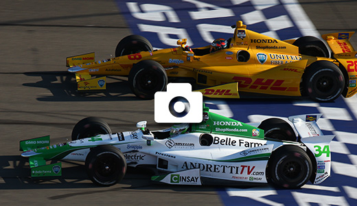 Ryan Hunter-Reay and Carlos Munoz