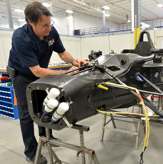 Indy Lights 2015 Car Delivery