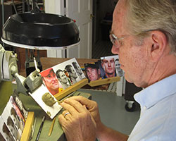 RHR sculptor at work