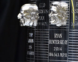 Hunter-Reay Bas-Relief sculpture