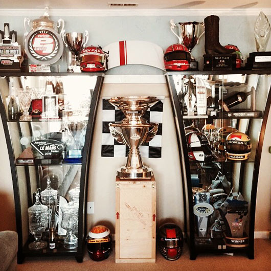 Simon Pagenaud's Trophy Case