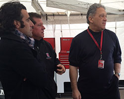 Dario Franchitti and Laney Chouest