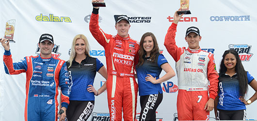 Spencer Pigot, Jack Harvey and RC Enerson