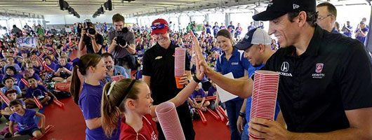 Scott Dixon and Justin Wilson