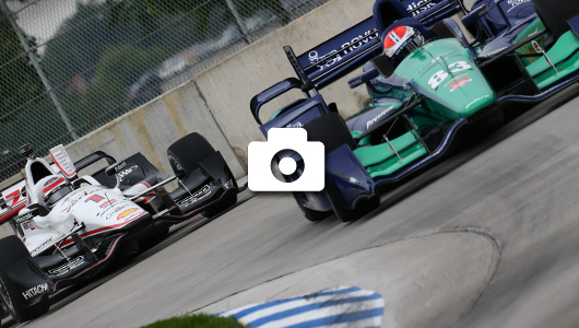 Charlie Kimball and Will Power