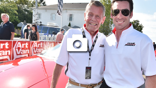 Bobby Unser and Simon Pagenaud