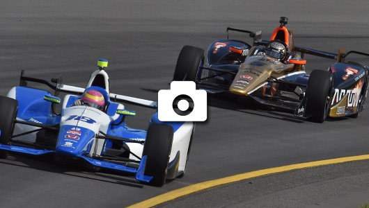 Pippa Mann and Ryan Briscoe