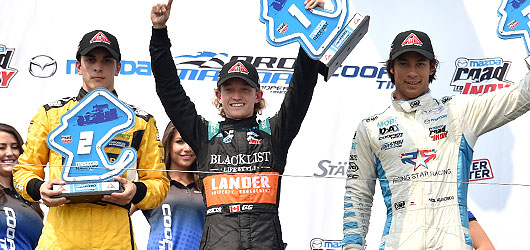 Garett Grist, Santiago Urrutia, and Neil Alberico