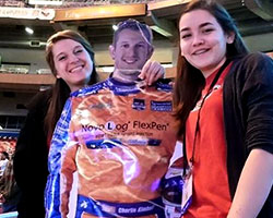 Charlie Kimball cutout