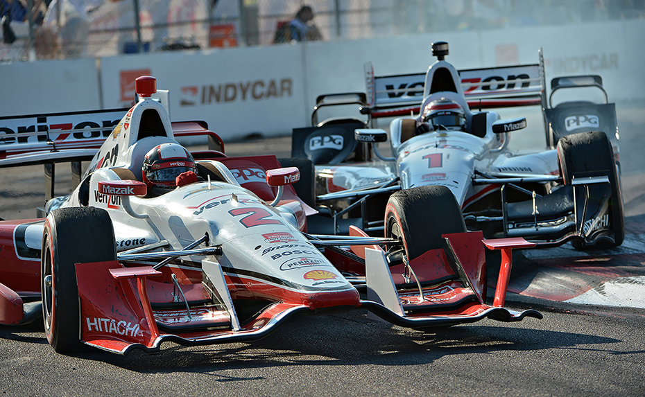 Juan Pablo Montoya and Will Power