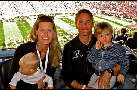 Ryan Hunter-Reay at the Rose Bowl