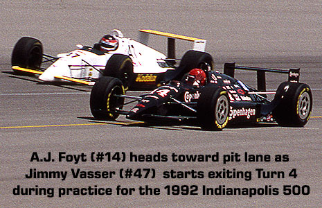 Jimmy Vasser and A.J. Foyt