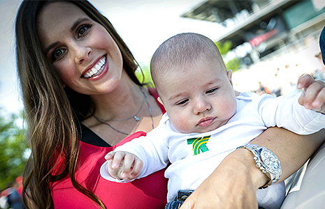 Lauren Kanaan and son, Deco