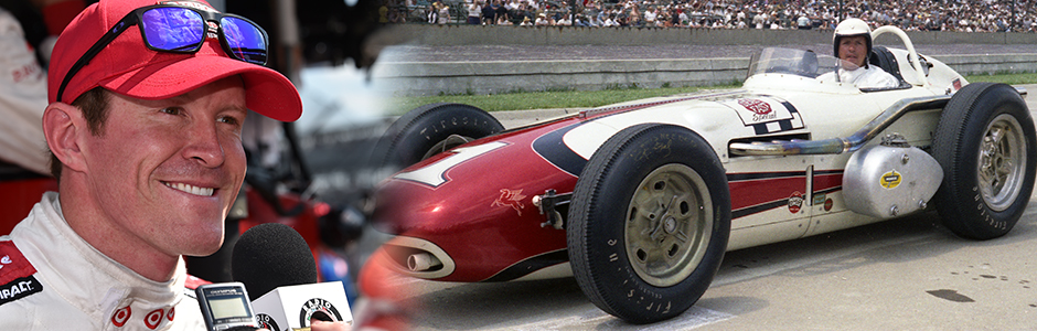 Scott Dixon and A.J. Foyt