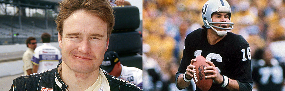 Buddy Lazier and Jim Plunkett