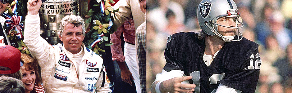 Gordon Johncock and Ken Stabler