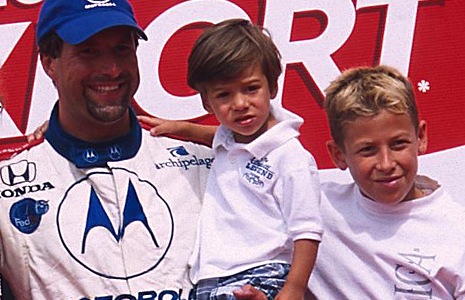 Michael Andretti and Marco Andretti