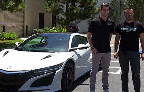 Alexander Rossi and Carlos Lago