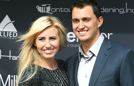 Courtney Force and Graham Rahal