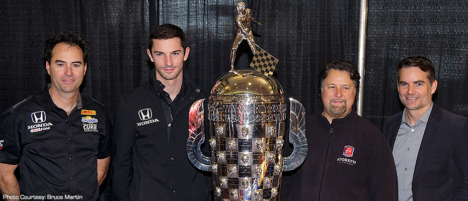 Jeff Gordon and Alexander Rossi