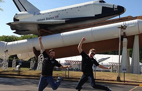 Josef Newgarden and James Hinchcliffe