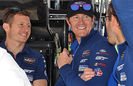 Scott Dixon, Ryan Briscoe, and Sebastien Bourdais
