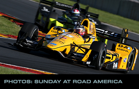 Graham Rahal and Charlie Kimball