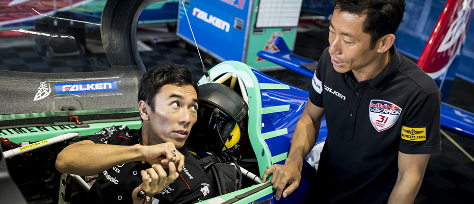 Takuma Sato and Yoshi Muroya
