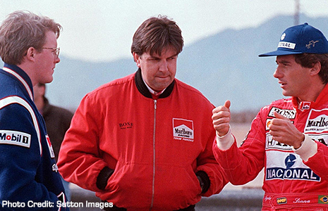 Ayrton Senna and Paul Tracy