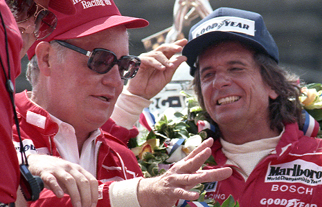 Pat Patrick and Emerson Fittipaldi