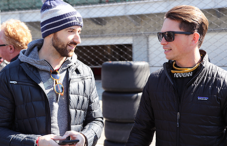 James Hinchcliffe and Aaron Telitz