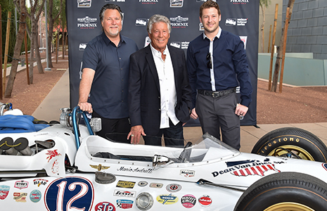 Mario Andretti, Michael Andretti, and Marco Andretti