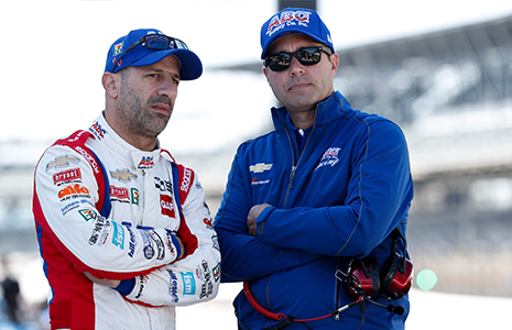 Tony Kanaan and Larry Foyt