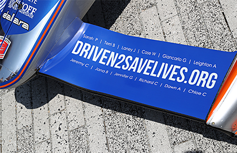 Driven 2 Save Lives Front Wing