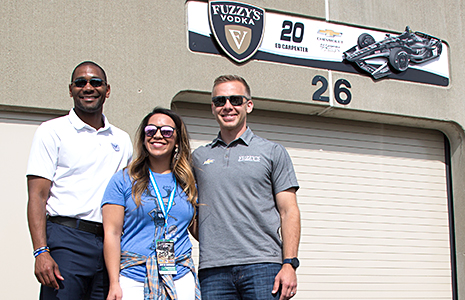 LaVall Jordan, Samantha Smith, and Ed Carpenter