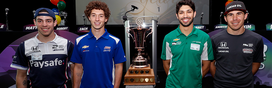 Zachary Claman De Melo, Matheus 'Matt' Leist, Kyle Kaiser, and Robert Wickens