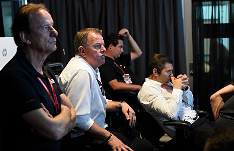 Arie Luyendyk, Jay Frye, and Kyle Novak