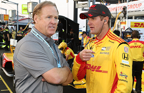 Rusty Wallace and Ryan Hunter-Reay