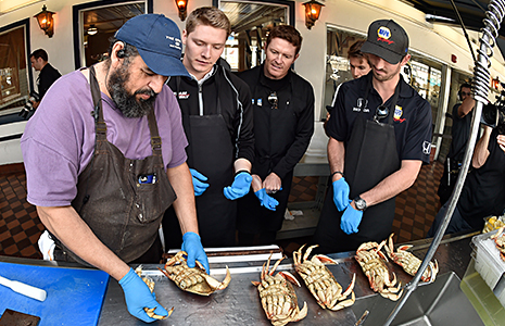 Josef Newgarden, Scott Dixon, and Alexander Rossi