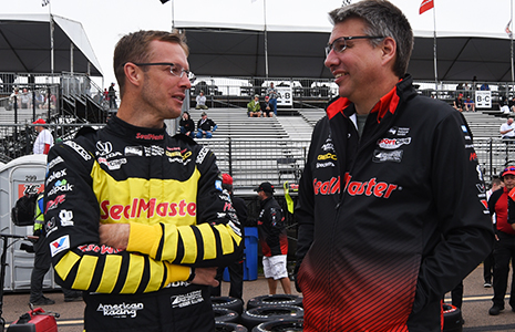 Sebastien Bourdais and Craig Hampson