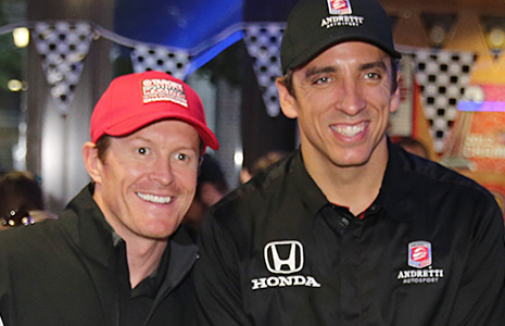 Scott Dixon and Justin Wilson
