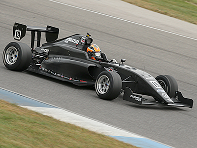 Jack Harvey shakes down Pabst Racing's Pro Mazda car