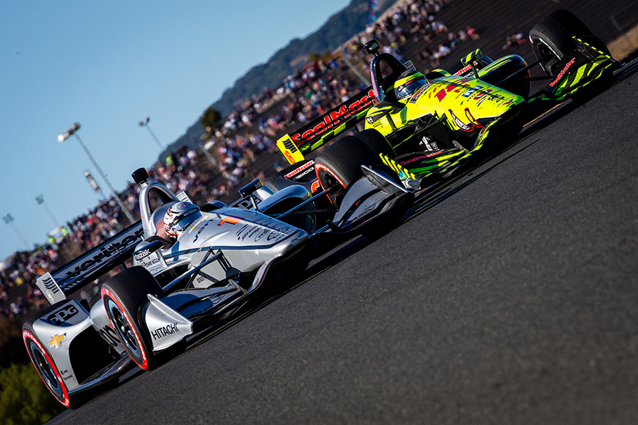 Josef Newgarden and Sebastien Bourdais