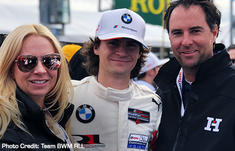 Janette Herta, Colton Herta, and Bryan Herta