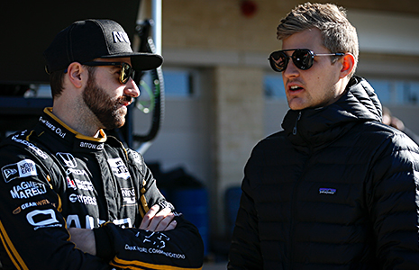 James Hinchcliffe and Marcus Ericsson