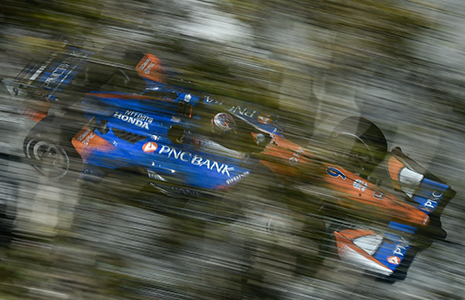 Scott Dixon on track Long Beach