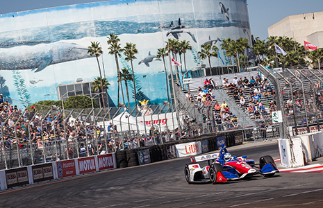 Tony Kanaan on track Long Beach