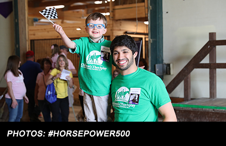 Kyle Kaiser and Horsepower 500 kiddo