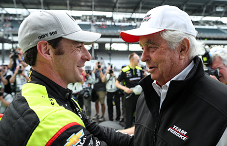 Simon Pagenaud and Roger Penske